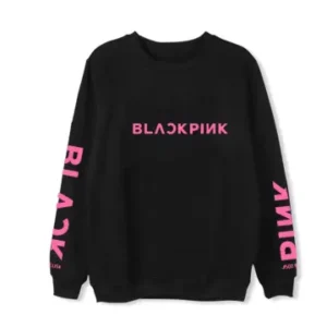 Black Pink Sweatshirt For Men